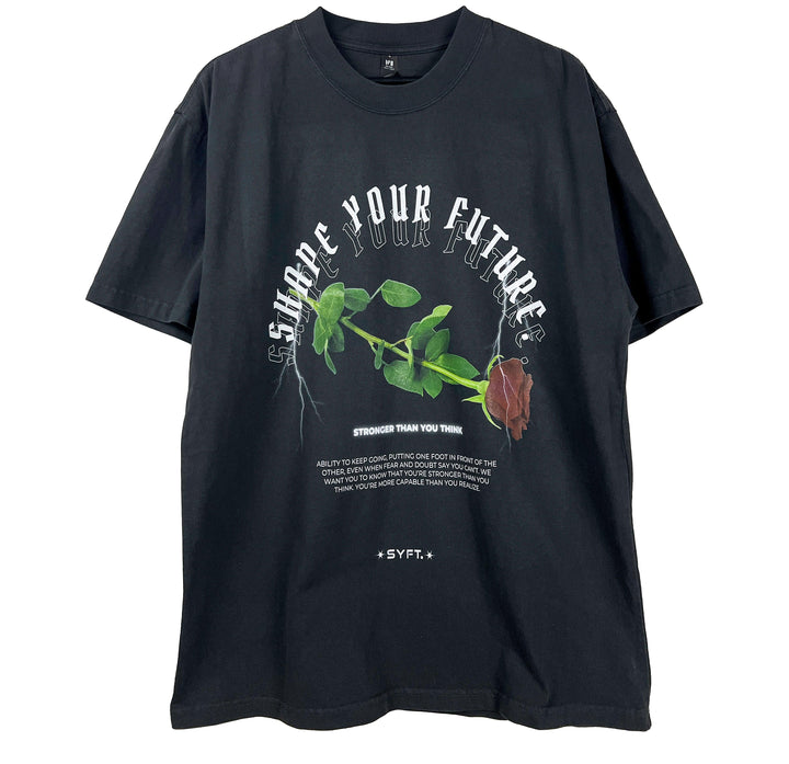 STRONGER THAN YOU THINK “PREMIUM VINTAGE” OVERSIZED TEE IN BLACK