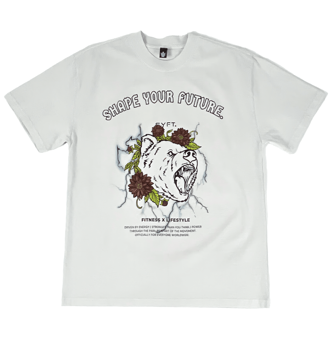 BE APART OF THE MOVEMENT “PREMIUM VINTAGE” OVERSIZED TEE IN CREAM WHITE