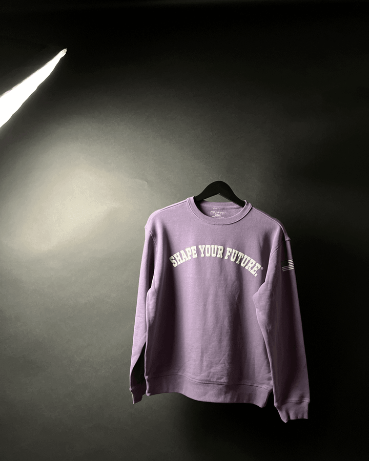 COZY "PREMIUM" CREWNECK IN MAUVE - Shape Your Future. Apparel