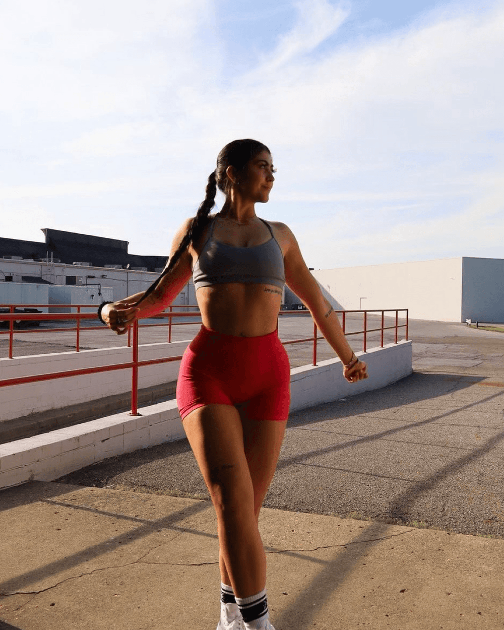 ROGUE SPORTS BRA - SMOKE BLUE - Shape Your Future. Apparel