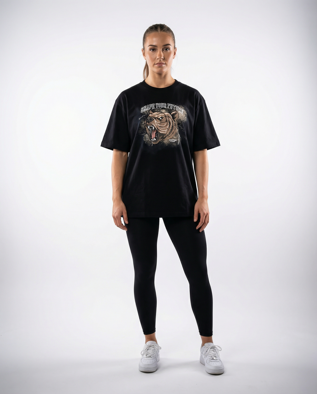 DRIVEN BY ENERGY TEE - SLIGHT FADED BLACK