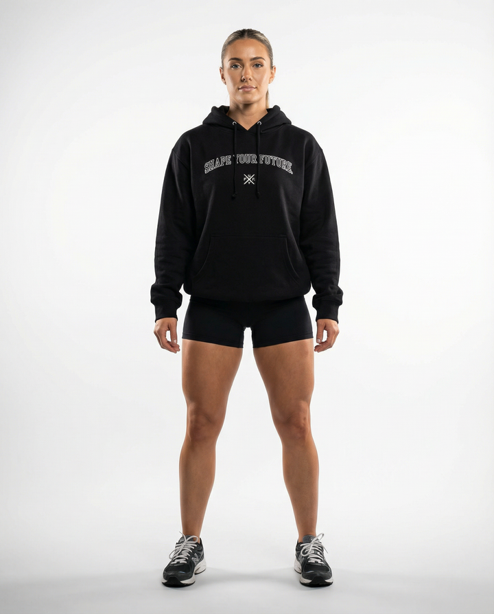 ICONIC CLASSIC HEAVYWEIGHT HOODIE - BLACK