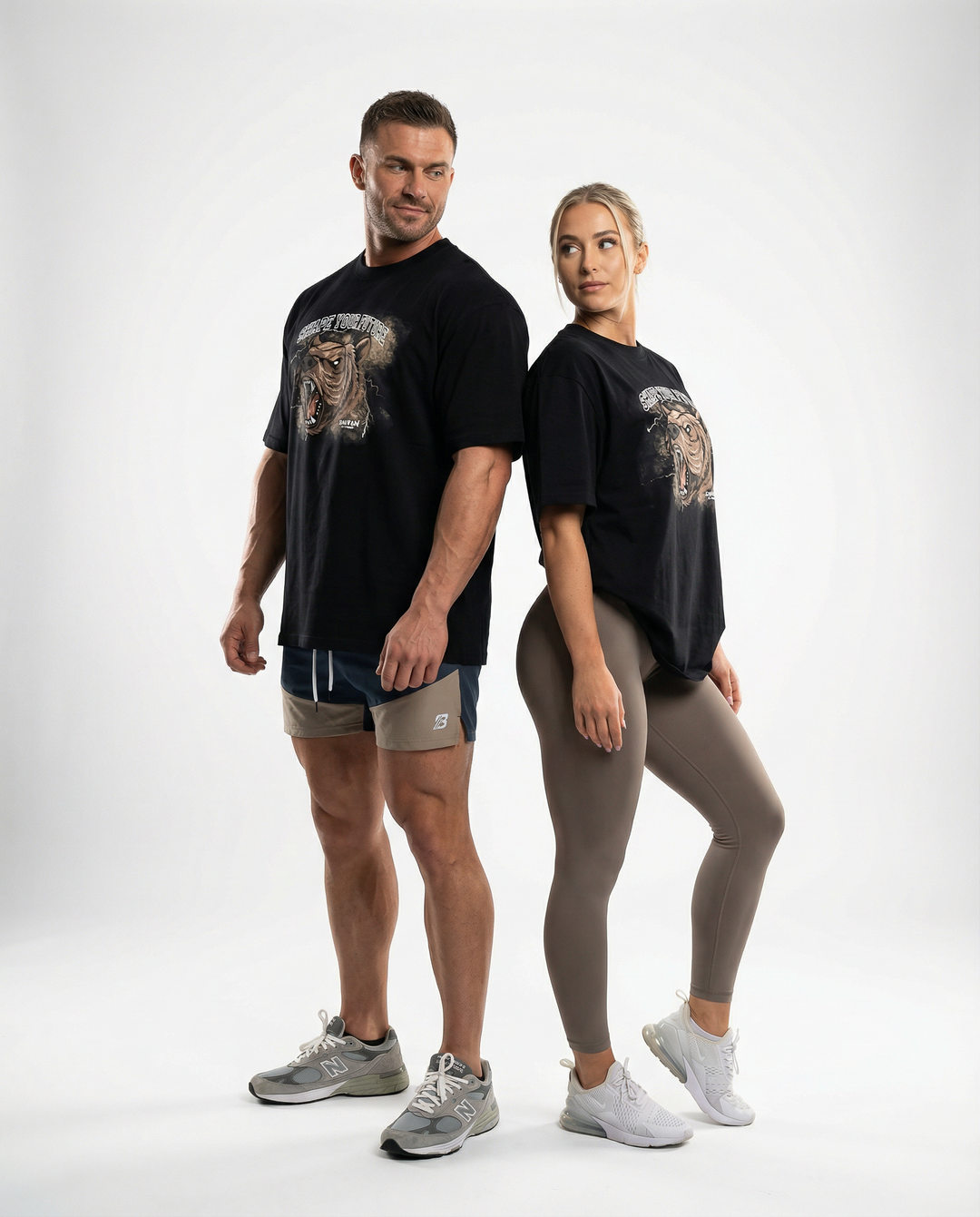 DRIVEN BY ENERGY TEE - SLIGHT FADED BLACK