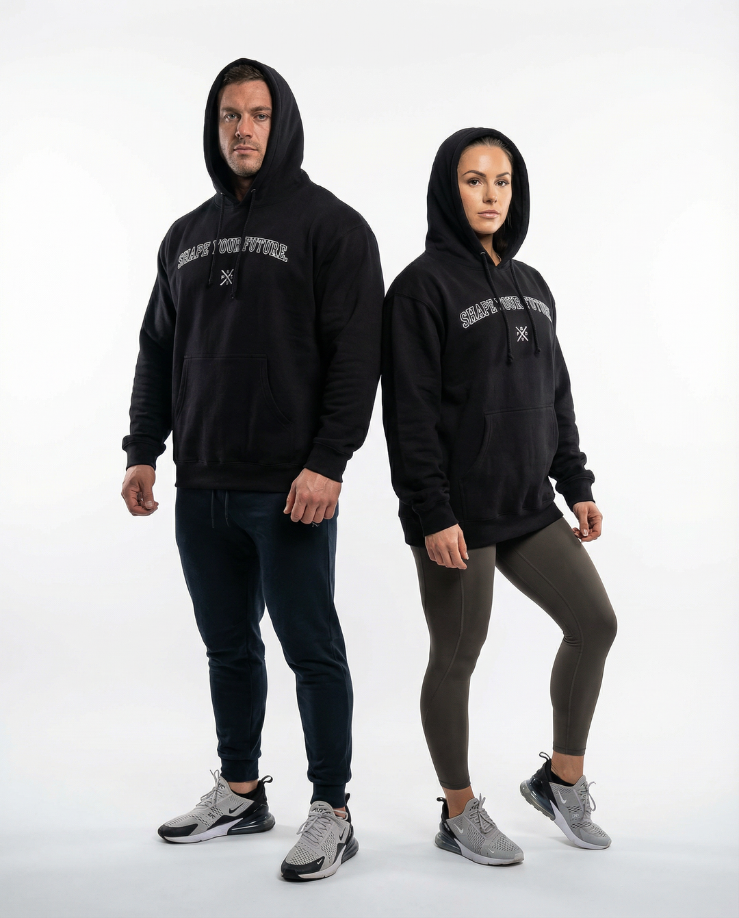 ICONIC CLASSIC HEAVYWEIGHT HOODIE - BLACK