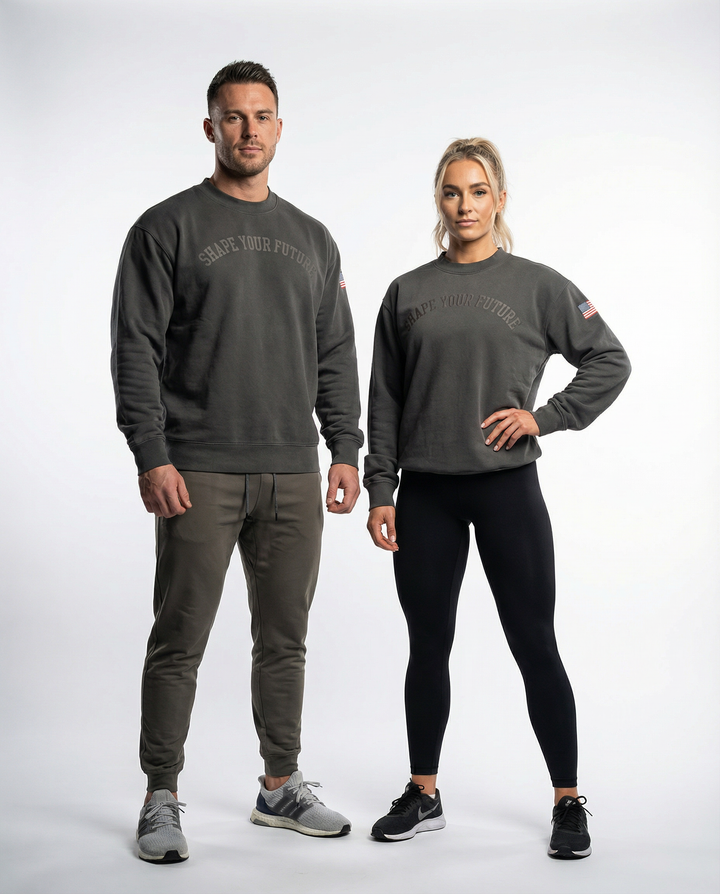 BLACKOUT "PREMIUM VINTAGE" CREWNECK IN BLACK