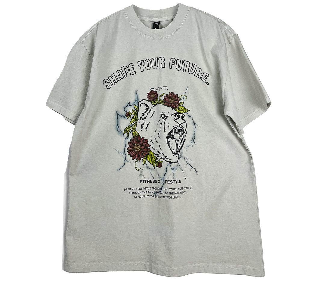 BE APART OF THE MOVEMENT “PREMIUM VINTAGE” OVERSIZED TEE IN CREAM WHITE