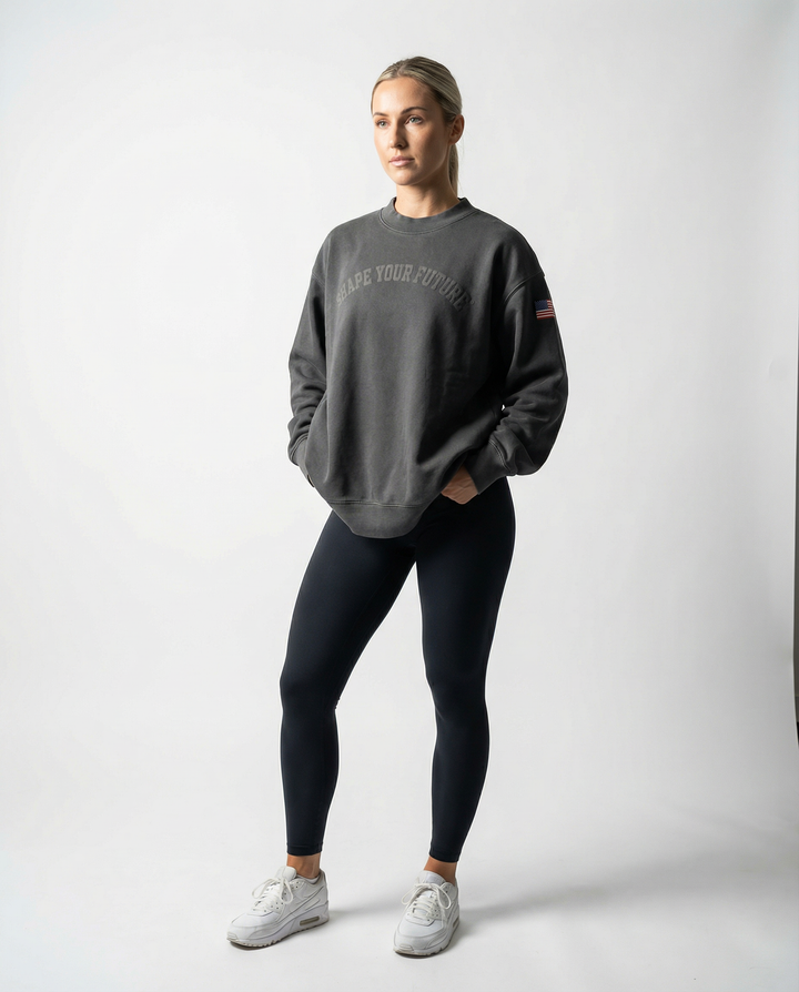 BLACKOUT "PREMIUM VINTAGE" CREWNECK IN BLACK