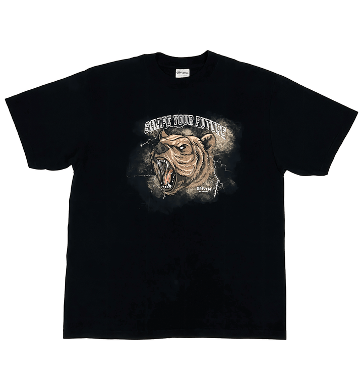 DRIVEN BY ENERGY TEE - SLIGHT FADED BLACK