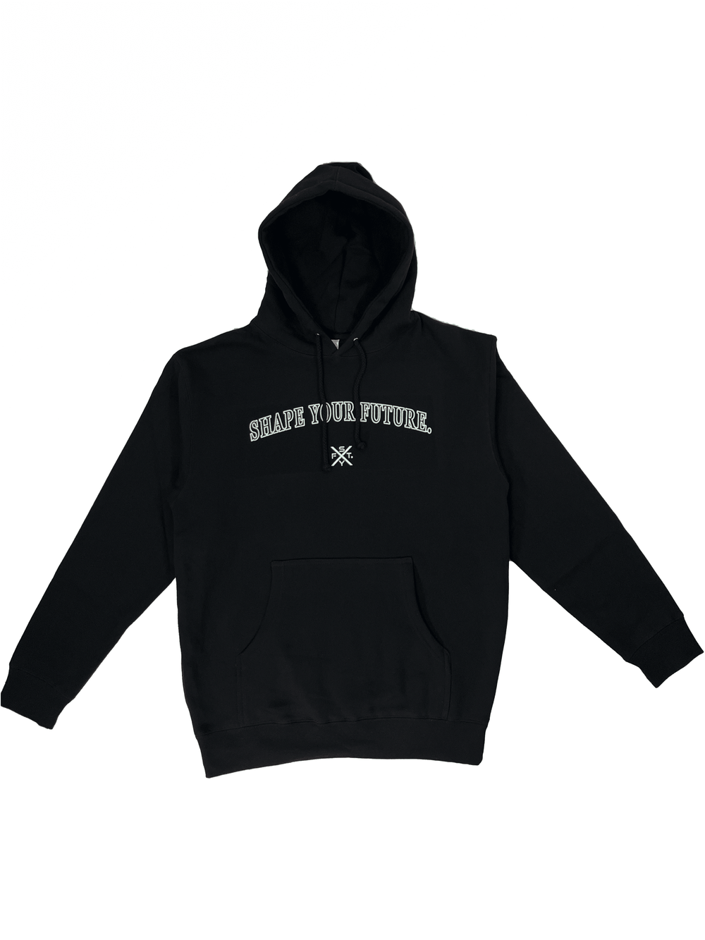 ICONIC CLASSIC HEAVYWEIGHT HOODIE - BLACK - Shape Your Future. Apparel