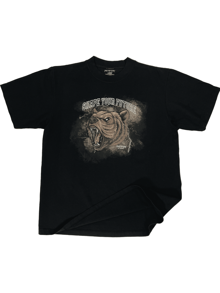 DRIVEN BY ENERGY TEE - SLIGHT FADED BLACK - Shape Your Future. Apparel
