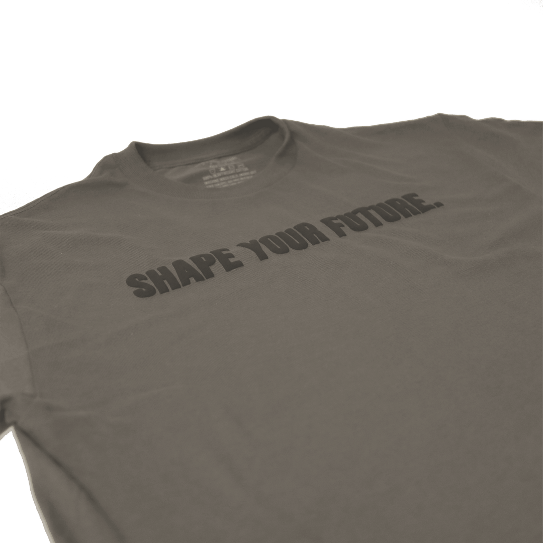 SPACE TEE - CHARCOAL - Shape Your Future. Apparel