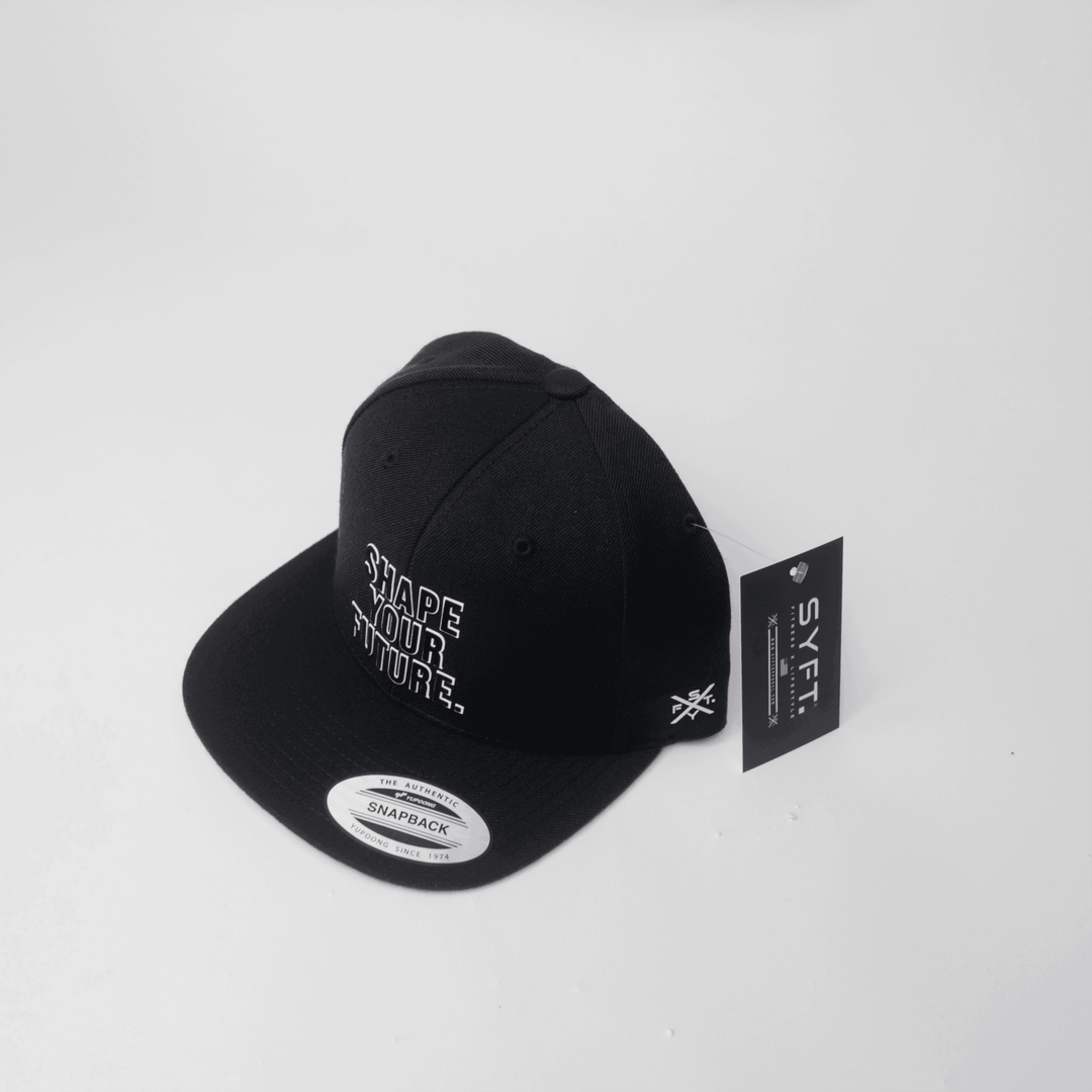 CLASSIC SNAPBACK - BLACK - Shape Your Future. Apparel